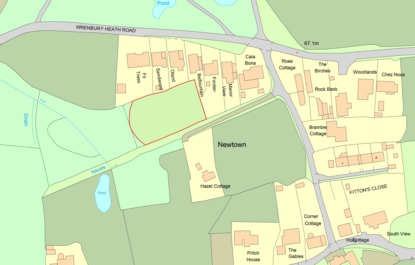 Land off Wrenbury Heath Road, Newtown, Sound Nantwich, CW5 8BG